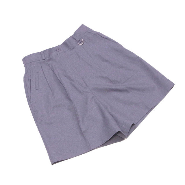 パンツ ハーフ Lサイズ スポーツライン グレー×シルバー レディース 中古