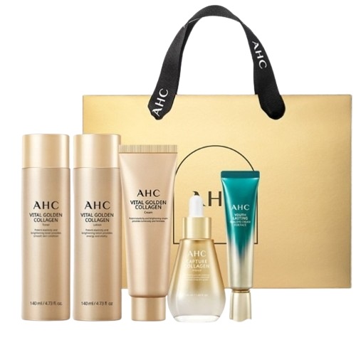 トータルスキンケア5点ギフトセット 1セット 光沢保湿シワ 韓国人気/ トナー/ ローション/ クリーム/ アイクリーム/ 高級感のあるギフトボッ