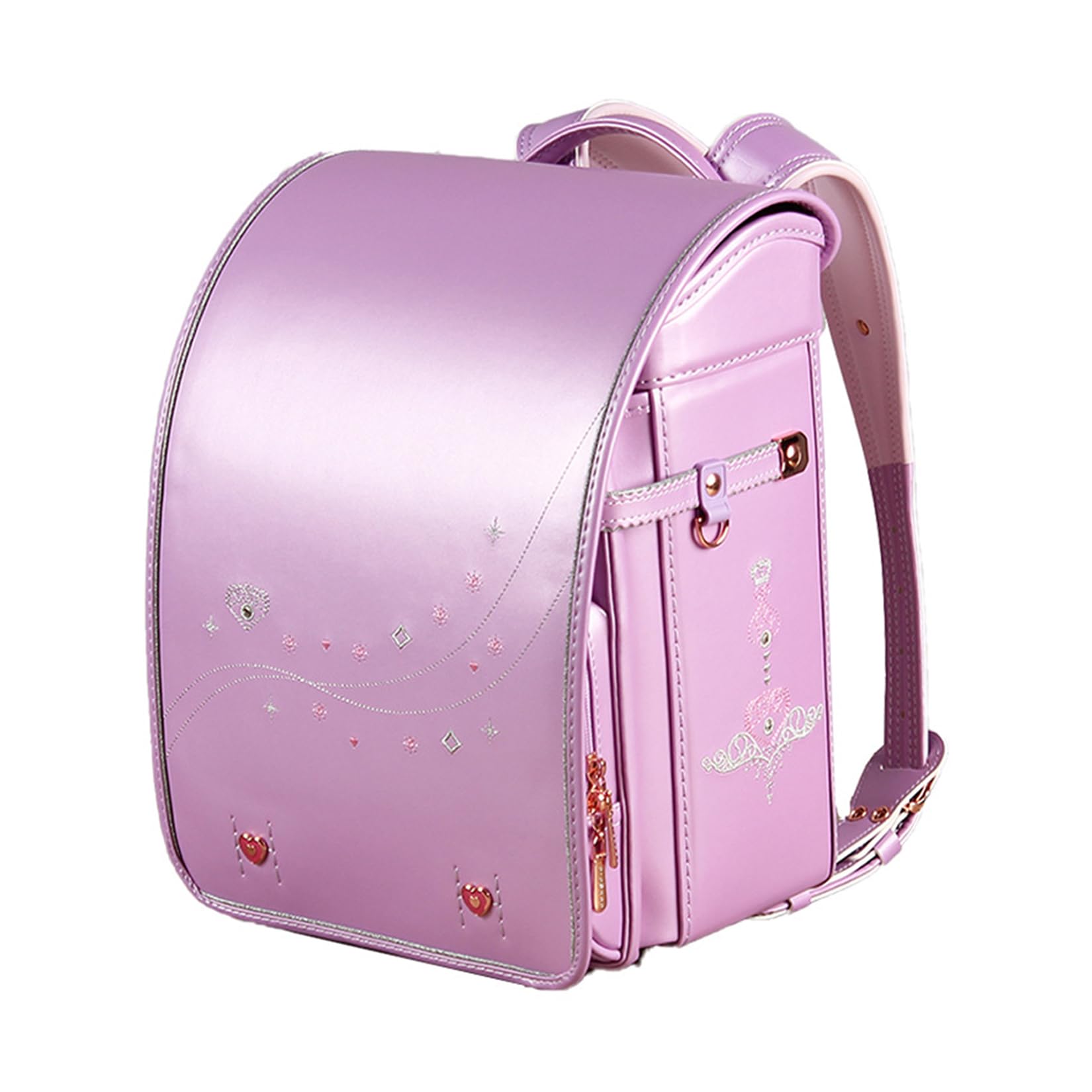 ランドセル 収納 女の子 軽量 大容量 防水 星柄 高級合皮 ワンタッチロック 型崩にくい 入学式 バッグ プレゼント