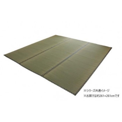 純国産い草 上敷き カーペット 双目織 「松」 江戸間4.5畳 約261×261cm 1010030012402