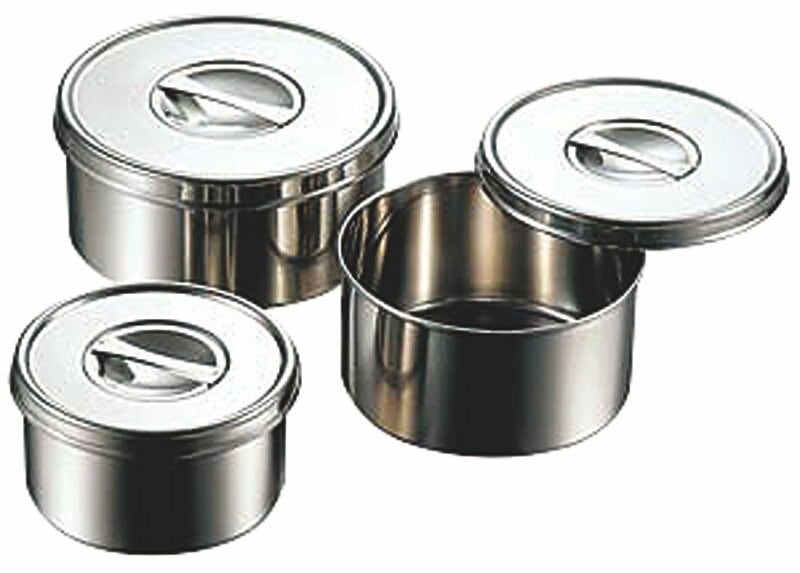 （まとめ買い）大屋金属 18-8丸型ヤクミ入れ ツマミ付 21cm [x3]