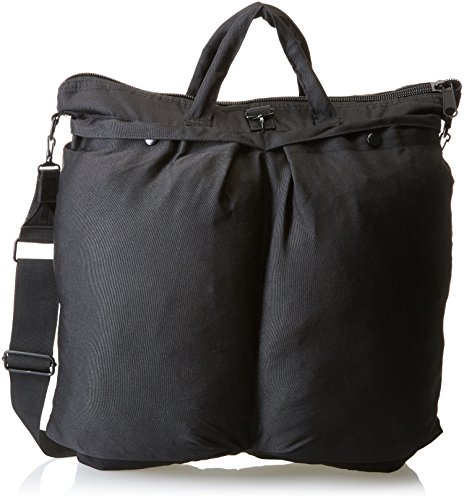 Mil-Tec ヘルメットバッグ 防水仕様 着脱式ショルダーストラップ付き - BLACK 48 x 43 cm