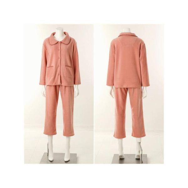 ビーナス正常 ビーナス軽くて暖かいポーラーフリースベーシック 女性パジャマセットVPA455.._P411109364