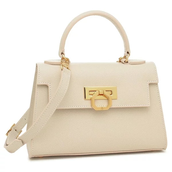 ハンドバッグ ショルダーバッグ グレタ ベージュ レディース P245