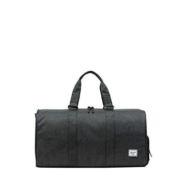 Herschel 10351-02090-OS Novel Duffel Bag， Black Crosshatch， Mid-Volume 33.0L 並行輸入品