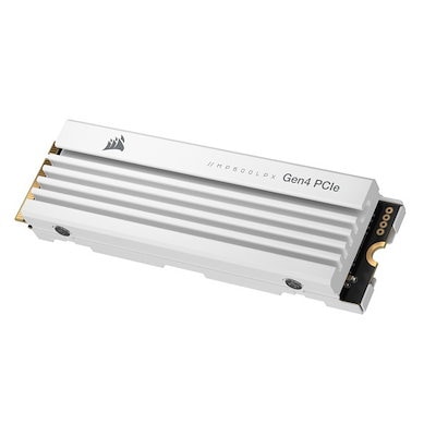 他サイト： CSSD-F1000GBMP600PLPW CORSAIR MP600 PRO LPX White PCIe Gen4 x4 NVMe M.2 SSD 1TB 7100MB/s / 5800MB/sの商品画像