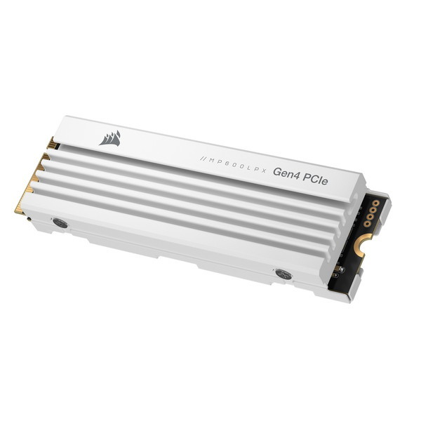 CSSD-F1000GBMP600PLPW CORSAIR MP600 PRO LPX White PCIe Gen4 x4 NVMe M.2 SSD 1TB 7100MB/s / 5800MB/s