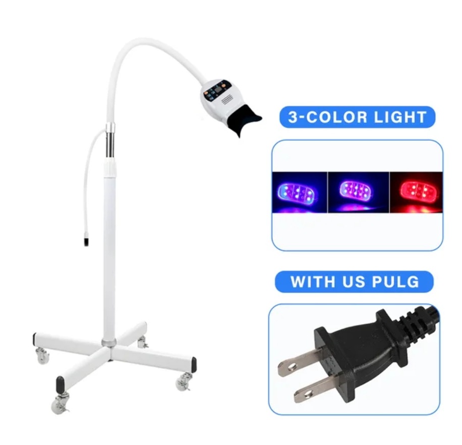 歯のホワイトニングユニット,白いLEDライトユニット,白い歯のホワイトニング軟膏