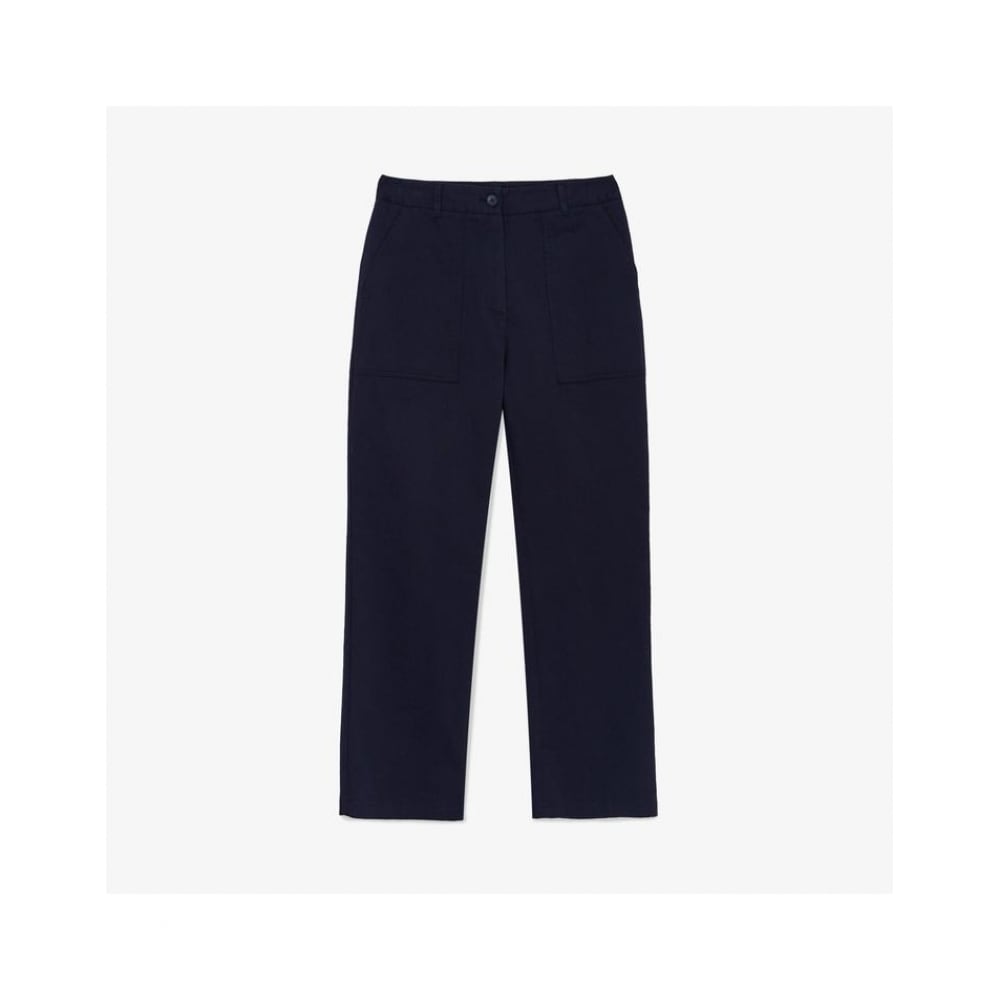 ラコステレディースストレート FW チノクロップパンツ HF572E-55N 166