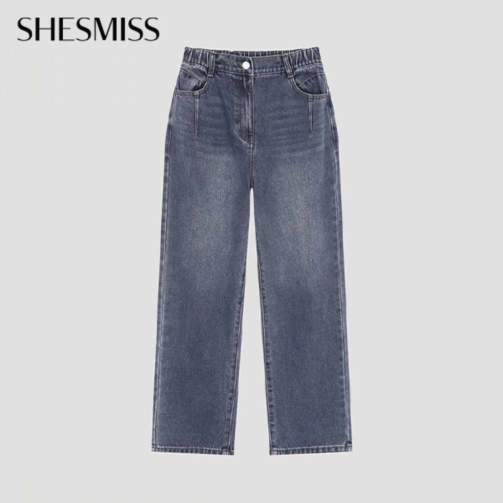 (シーズミス) テーパードバンディングデニムパンツ_SSSMSLO32040_DN