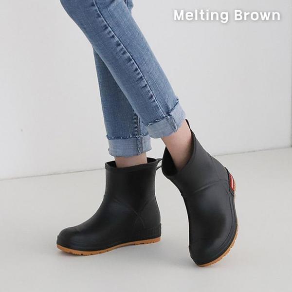 男女兼用 梅雨 カップル 長靴 ショートレインブーツ