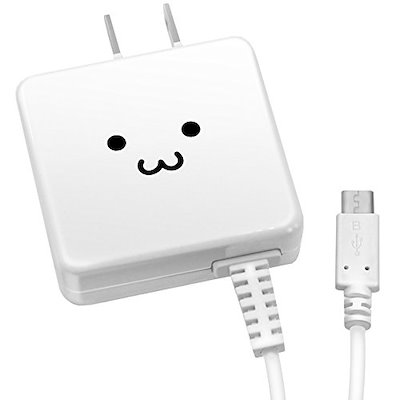 他サイト： エレコム USB コンセント 充電器 1A micro-Bケーブル 1.5m その他仕様 ホワイトフェイス MPA-ACMA1510NWFの商品画像