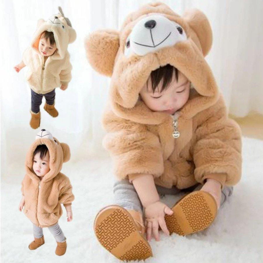 着ぐるみ パジャマ 子供 くま コート あったか 赤ちゃん ベビー 服 ハロウィン 衣装 クマ くまさん 仮装 4,617円