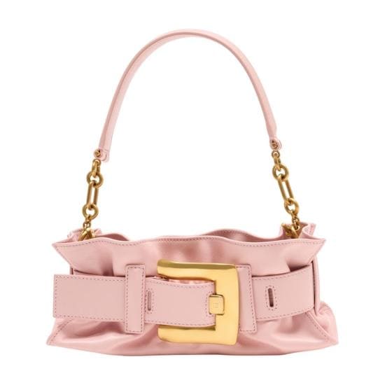 BALMAIN Women Messenger Bags HN1AE994LSAX 4HR pink