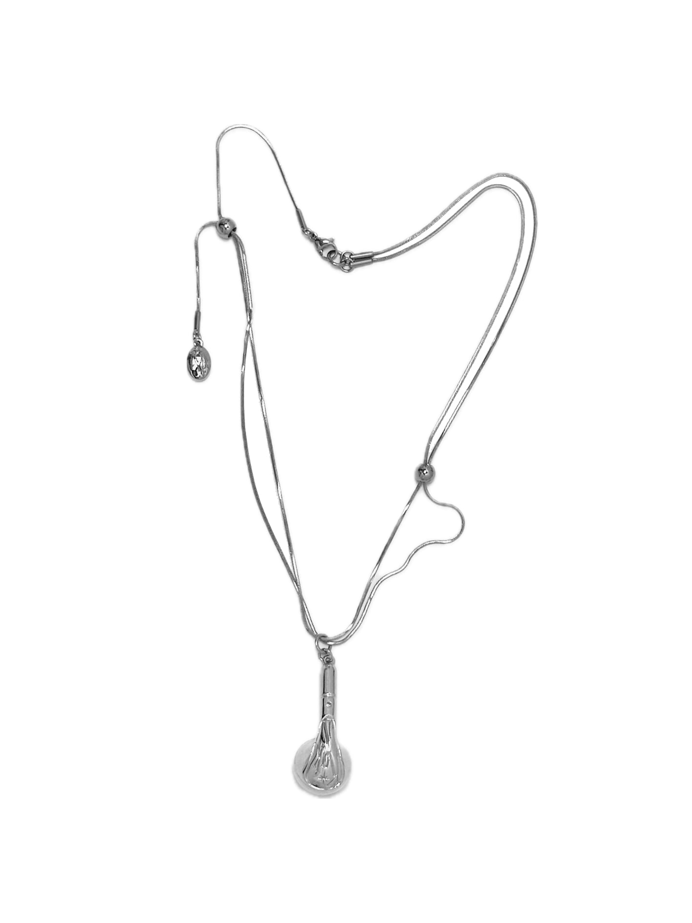 KASHIKO【KASHIKO】 LAYERED SLIDE EARPHONE NECKLACE