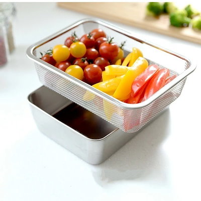 他サイト： 蓋付き ステンレスバットセット 深型 A-77168の商品画像