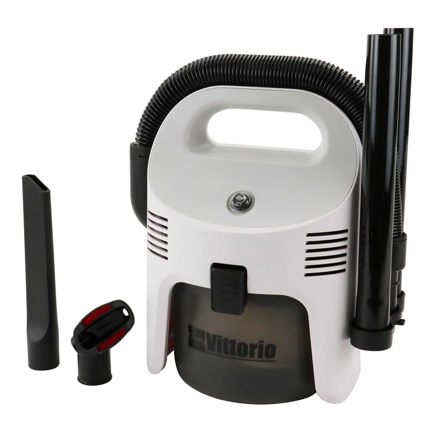 Vittorio(ヴィットリオ) 乾湿両用クリーナー ZV-04-WD 【吸込仕事率65W 集塵約3.0L/吸水約1.5L】 小型コンパクトモデル(幅330×高さ310×奥行き230mm) 本体重量2