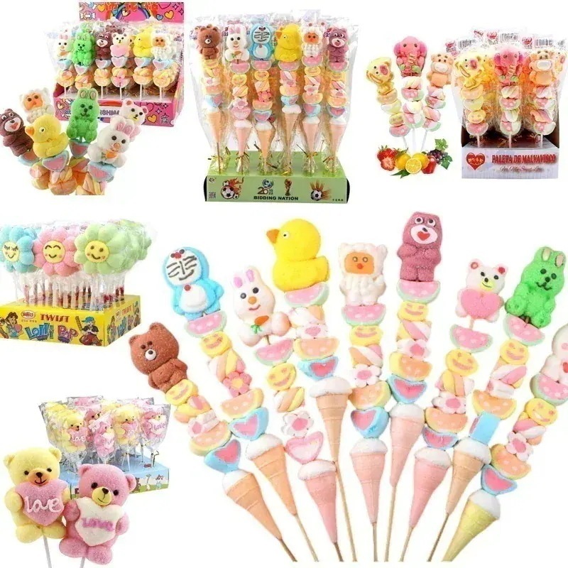 新商品追加中YouTubeで話題沸騰 マシュマロロリポップ 韓国グミ バーストジュース 大人気 お菓子 16種類 韓国お菓子期間30％
