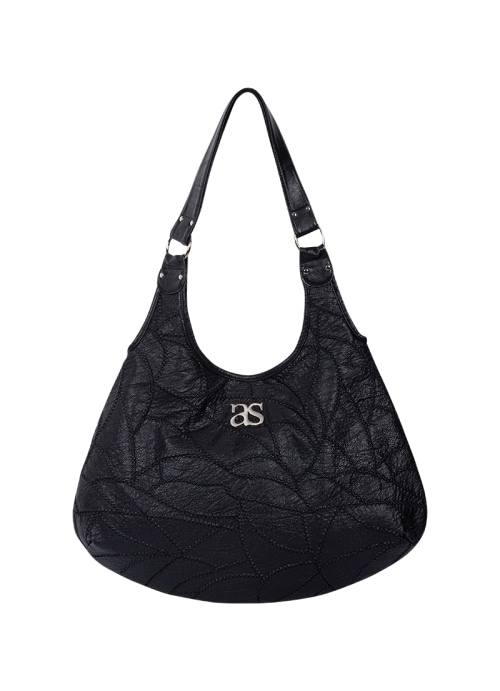 【AS"ON】 BECKY SHOULDER BAG / BLACK ショルダーバッグ 正規品