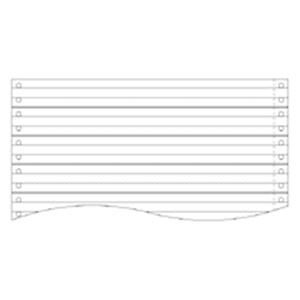 （まとめ）トッパンフォームズ ストックフォーム911インチ 1P ライン入 0913L1 1ケース（2000枚） 2セット