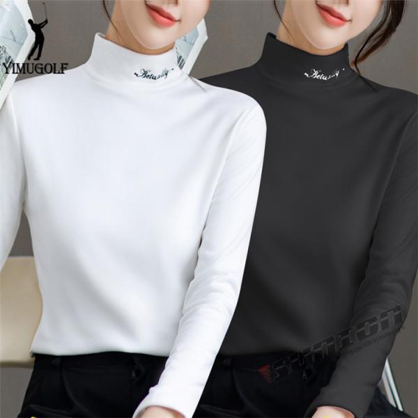 ゴルフウェア レディース インナー 長袖 ゴルフインナー LADYS おしゃれ ゴルフ テニス スポーツウエア トップス 春 秋 冬 プレゼント ギフト