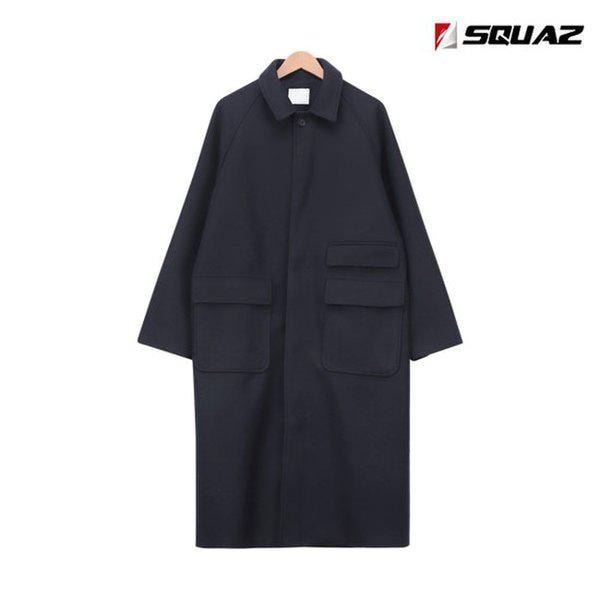 男性用冬コート デイリーアウター 長袖ロングコート SOID009