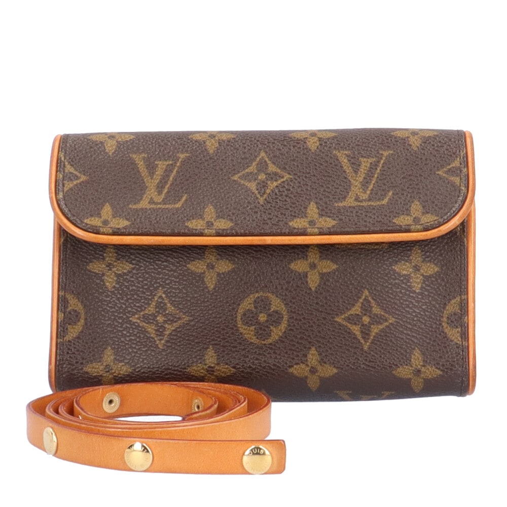 ルイヴィトン ポシェットフロランティーヌ モノグラム ウエストバッグ モノグラムキャンバス M51855 ブラウン LOUIS VUITTON 中古