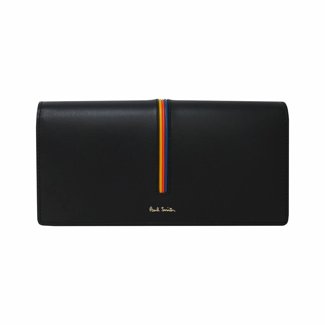 Paul Smith M1A-5078-RINSTP-BK ポールスミス 二折長財布小銭入付 カーフレザー　ブラック×マルチカラー 41,470円