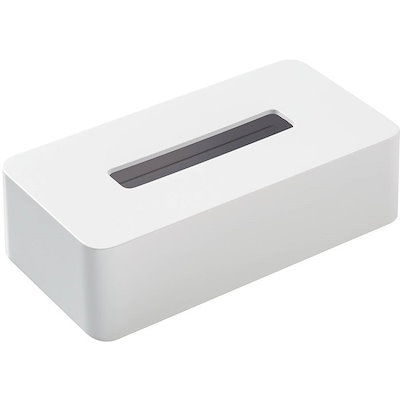 他サイト： オーエ SHII ティッシュケース W マグネット2個付き ホワイト 53676の商品画像