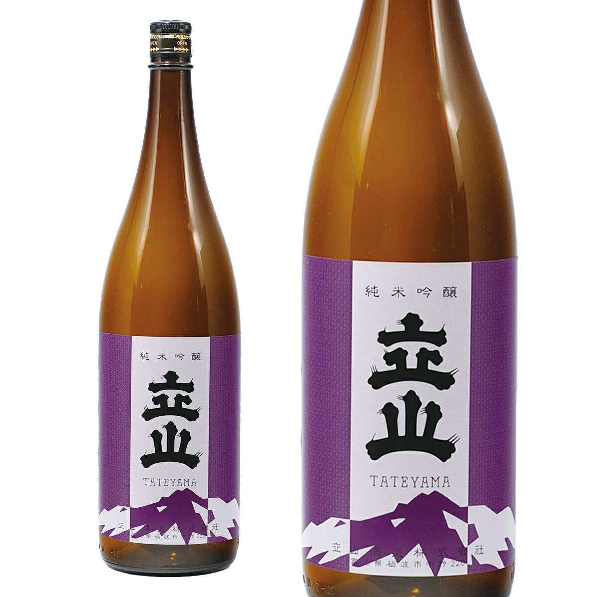 【富山の地酒】立山酒造 純米吟醸 五百万石 1800ml 1.8L×6本