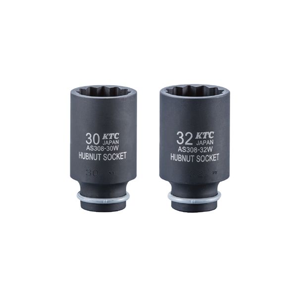 KTC 京都機械工具 12.7SQ .インパクトレンチ用 ハブナットソケット セット ATS3082 ソケット 工具 ツール DIY 作業工具