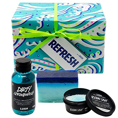 (ラッシュ) LUSH リフレッシュ Refresh ギフトセット ショップバッグ付き ボディスクラブ ボディソープ セット