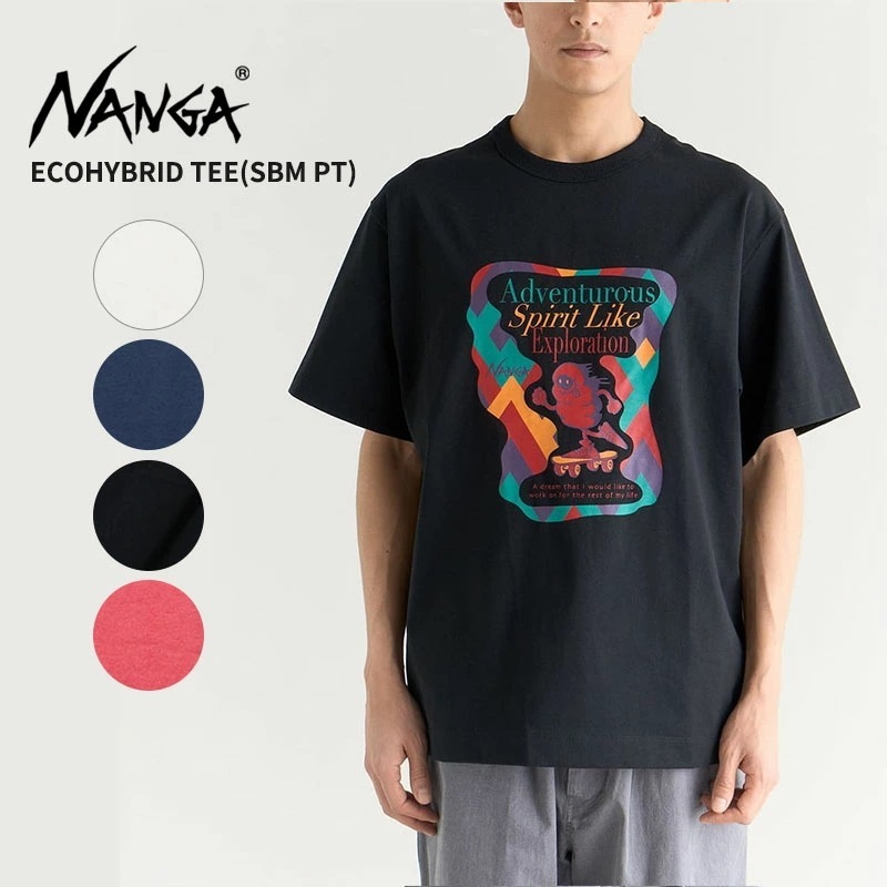 ナンガ メンズ 半袖Tシャツ レディース NANGA エコハイブリッド ティー SBM プリント トップス カットソー N2500-1M102C 5,148円