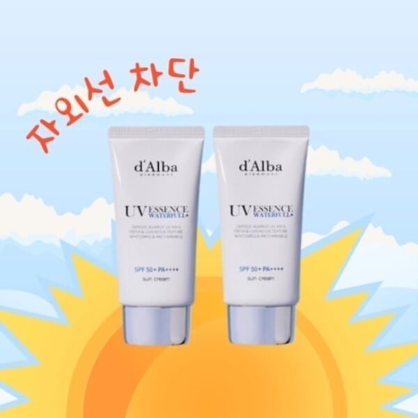 ダルバ ウォータープール エッセンス 日焼け止め SPF50+ PA++++ 50ml 2個