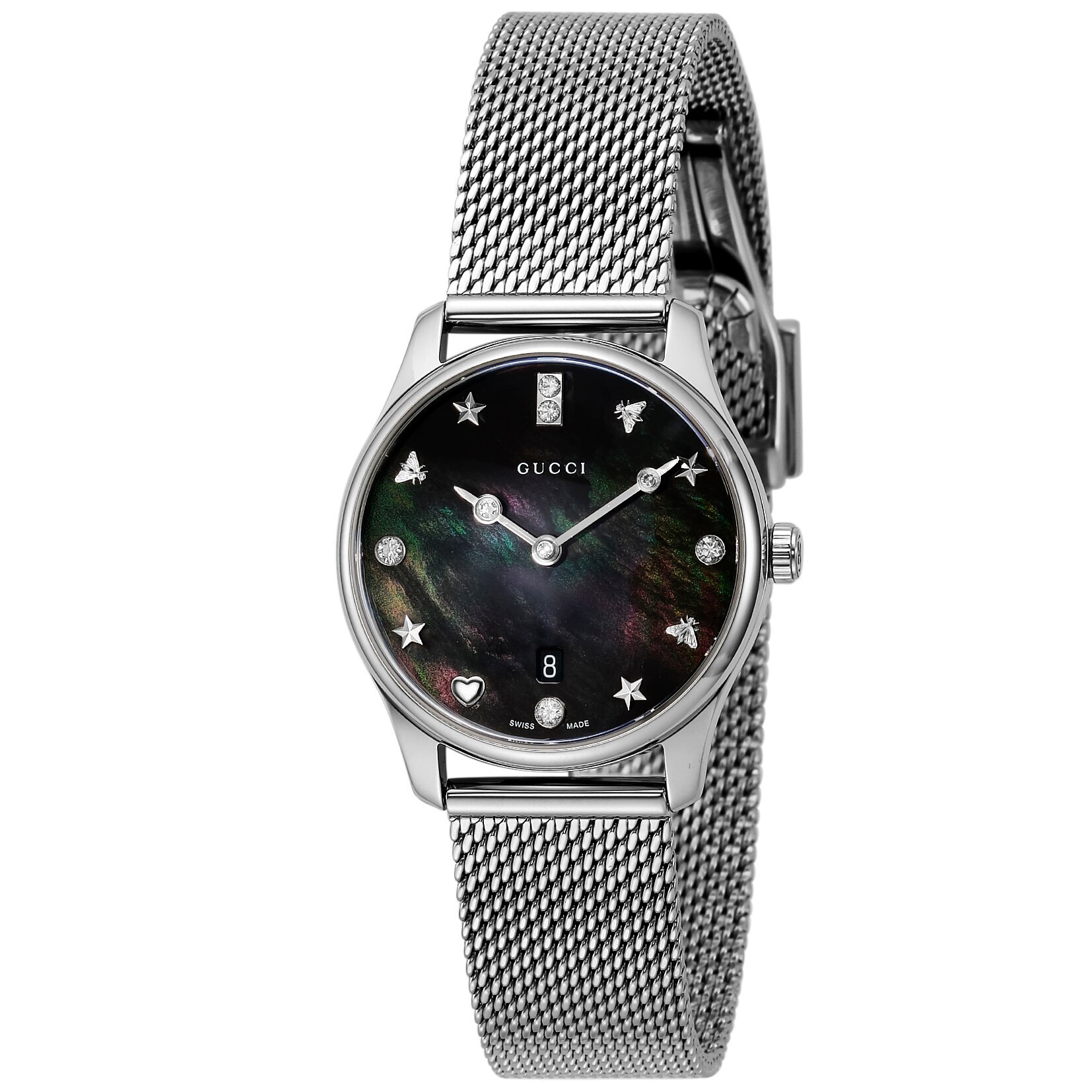 【腕時計】 GUCCI(グッチ) G-Timeless / Gタイムレス レディース ブラックパール クォーツ YA1265001 時計 ブランド
