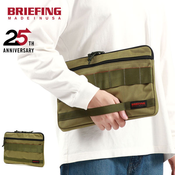 日本正規品 クラッチバッグ セカンドバッグ 手持ち 40代 ブランド A4 おしゃれ ナイロン ミリタリー アメリカ 25周年 限定 BRF488219