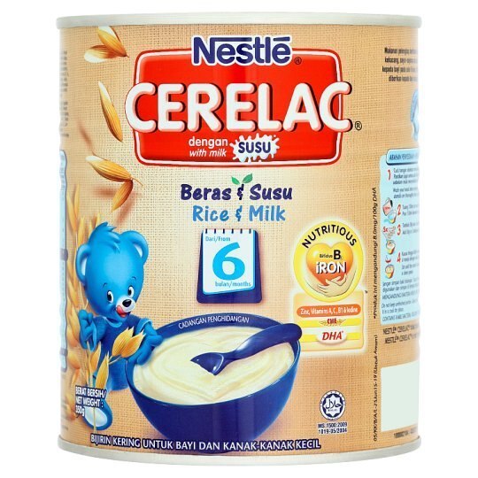 最新エルメス Nestlé 350g Months 6 From Milk with Cereal Infant Milk & Rice Cerelac ベビーフード
