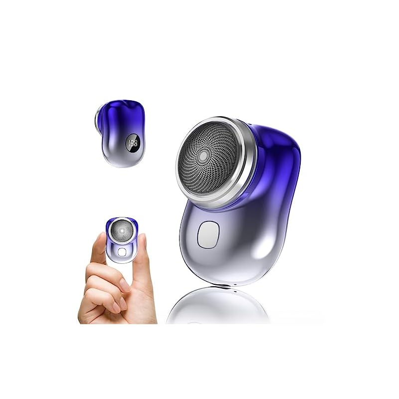 髭剃り メンズシェーバー 小型電気シェーバー 電動シェーバー 髭剃り 電動 メンズシェーバー6枚刃 ひげそり 乾湿両用 お風呂剃り IPX7防水 ミニシェーバー 軽量 Type-C充電式 急速充電 シ