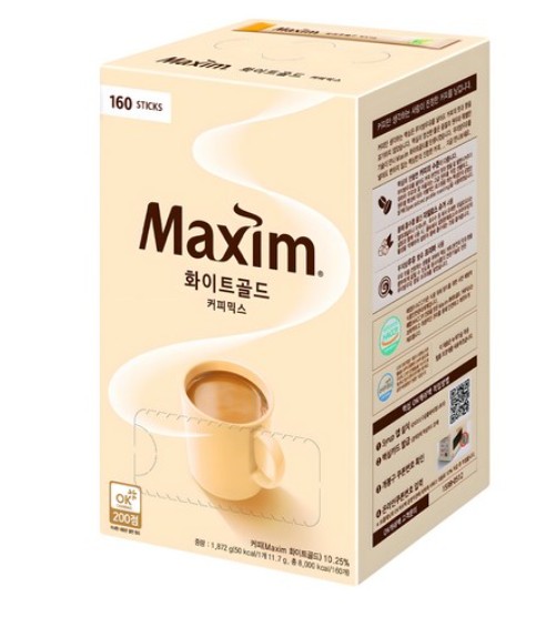 ホワイトゴールド コーヒーミックス 160個入り 大容量 韓国食品 コーヒー インスタントコーヒー コーヒーミックス スティックコーヒー