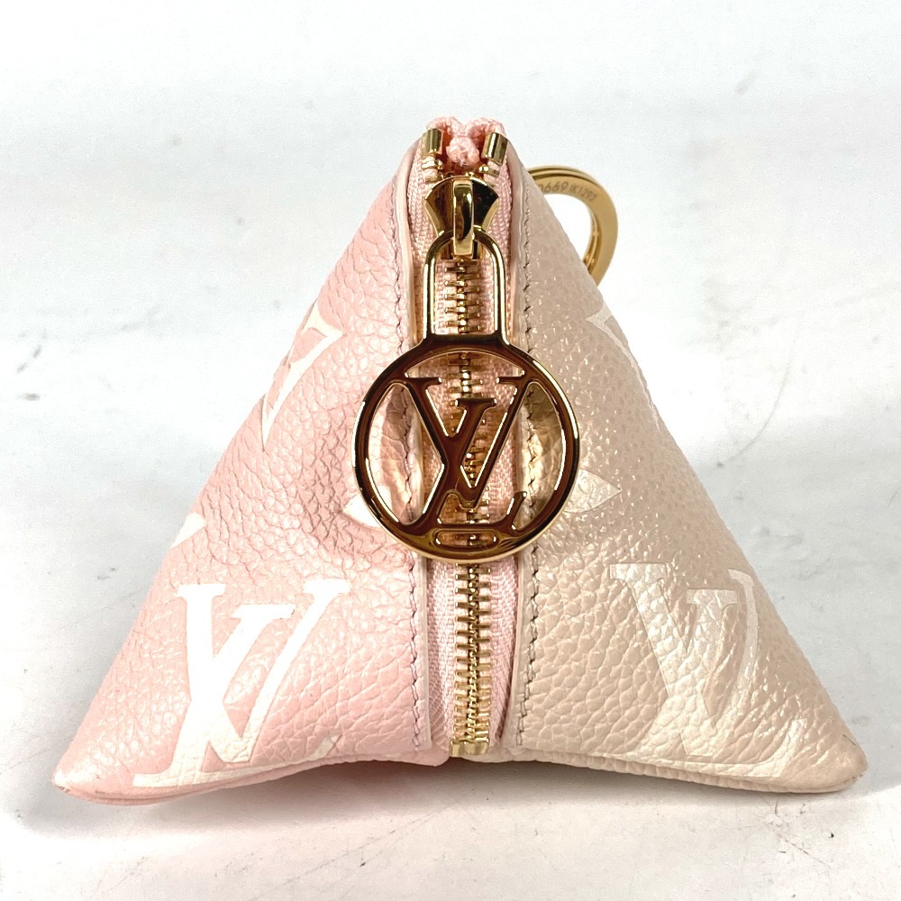 キーホルダー M00669 ベルランゴ モノグラム バッグチャーム トライアングル 三角 モノグラムキャンバス ピンク