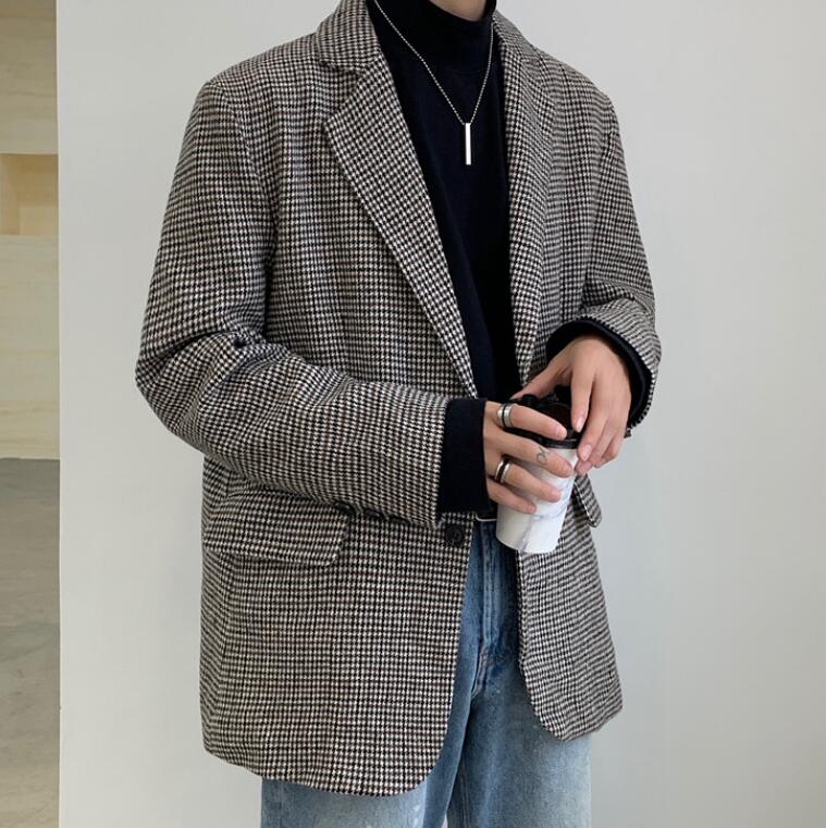 メンズ ジャケット カジュアル スーツ 韓国ファッションXF100401