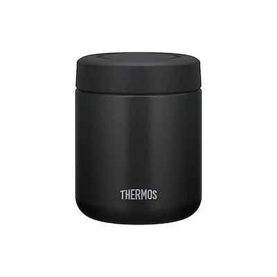 他サイト： サーモス 真空断熱スープジャー 300ml ブラック スタンダードモデル 保温保冷 お手入れ簡単 口当たりがやさしい丸口設計 JBR-301 BKの商品画像