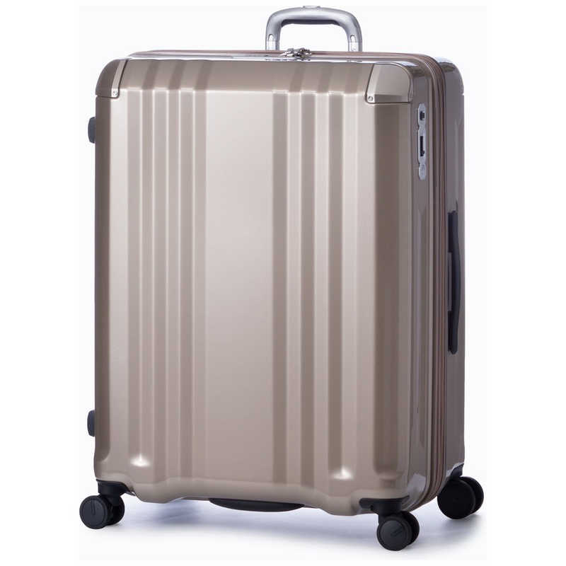 A.L.I　ハードキャリー デカかるEdge 拡張タイプ シャンパンゴールド [TSAロック搭載 /102(拡張時120)L]　ALI-088-102