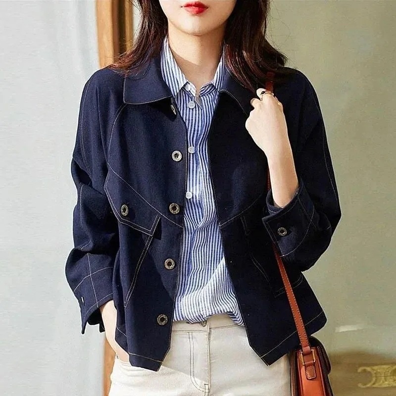 ジャケット 冬アウター スーツ 秋ジャケット 秋アウター デニムジャケット アウター トレンチコート ワンピース シャツ ロング丈 長袖 大きいサイズ