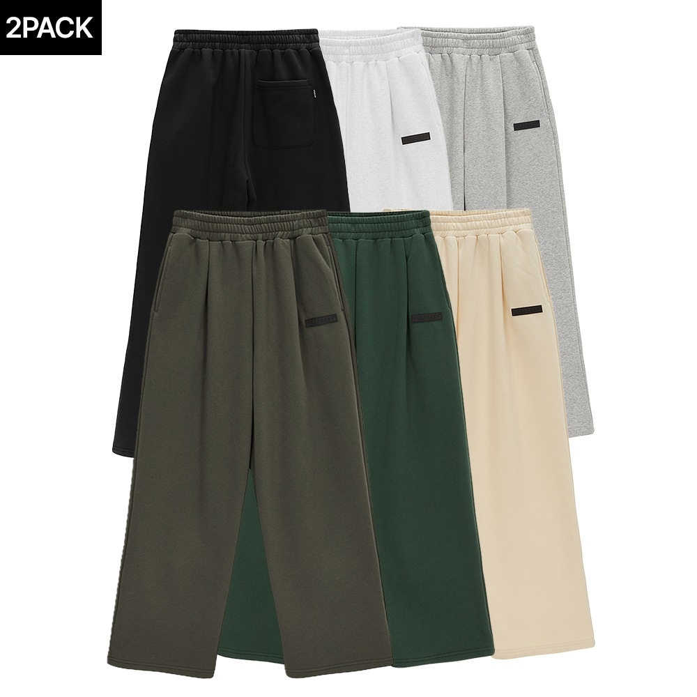 URBANAGE [2PACK]デイリースタンダードワイドパンツ（6色）