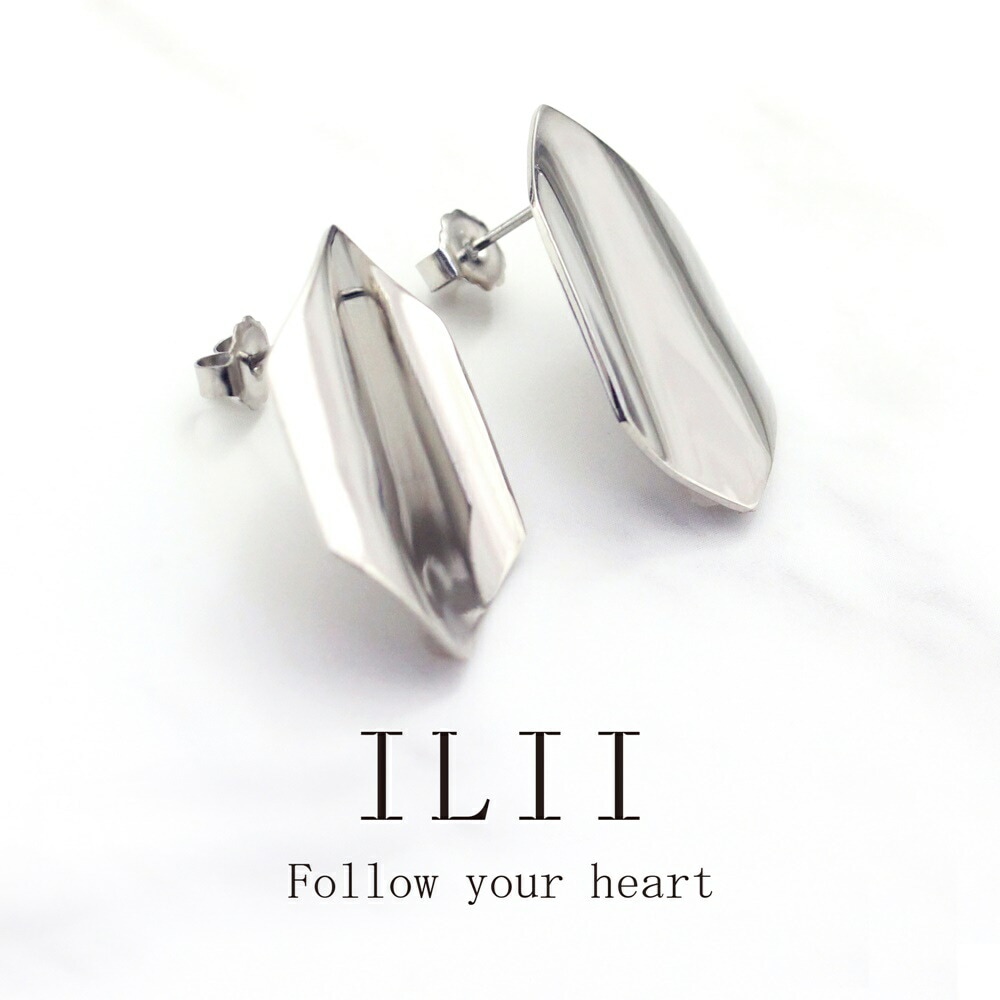 イリー ピアス レディース シンプル 艶あり ヘキサゴン スタッドピアス おしゃれ 普段使い きれいめ 大人 女性 プレゼント 誕生日 両耳ピアス ステンレス 結婚祝い 結婚記念日 母 妻 彼女 女友