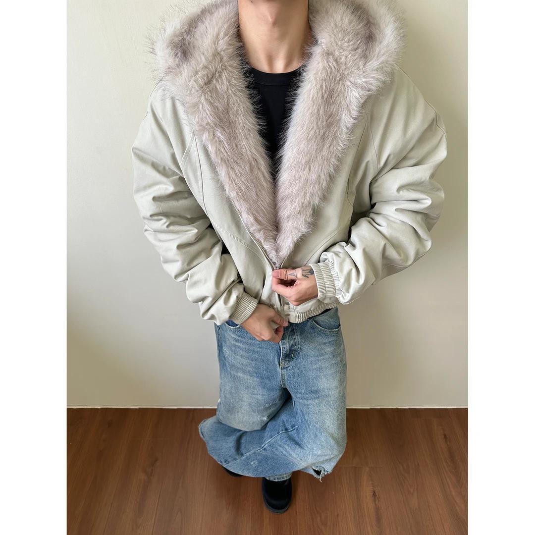 今だけ激安セール毛皮襟 フード付き ショート丈 綿服 アウター レトロ 厚手 冬