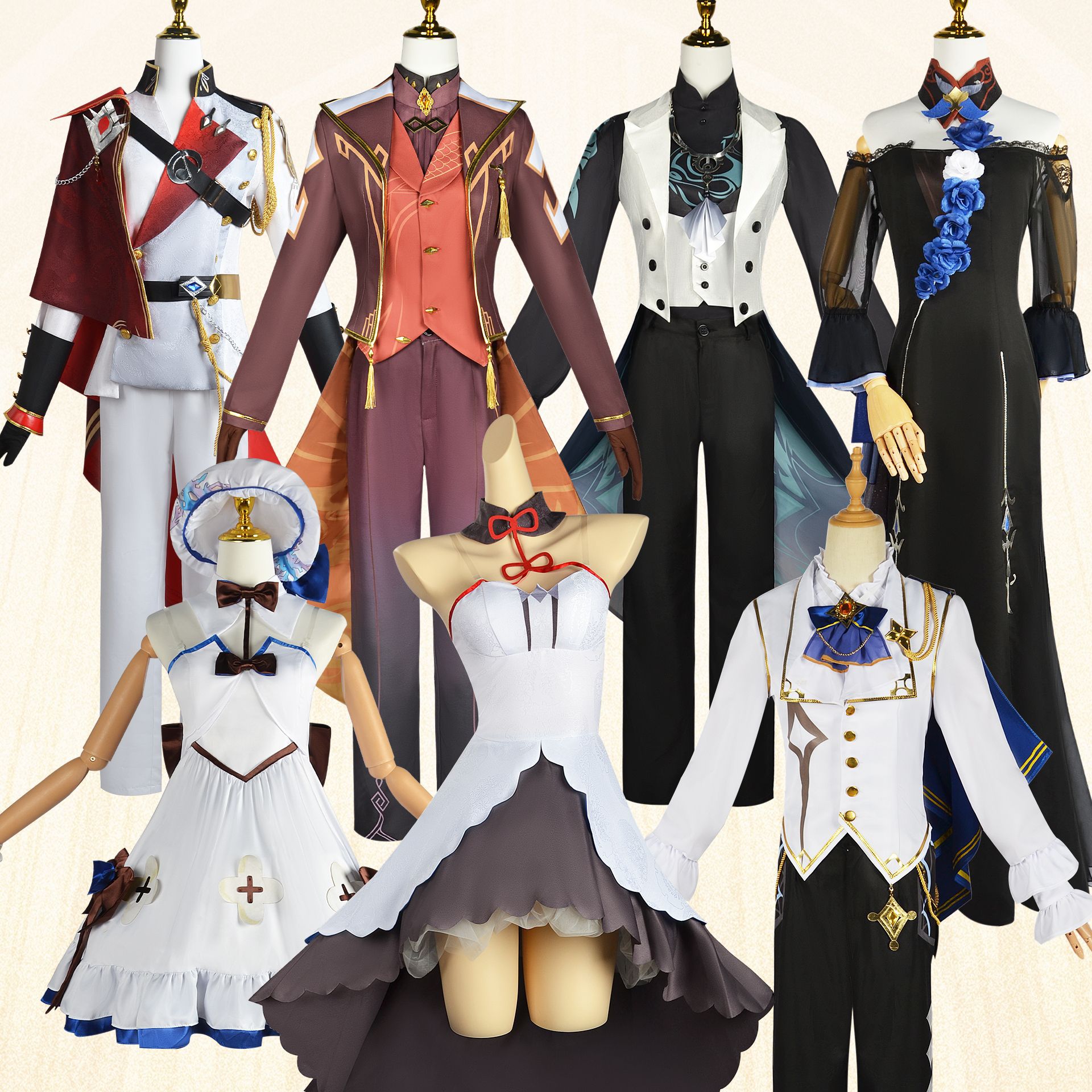 原神 Genshin シンフォニー 鍾離 魈 アヤックス アルベド 甘雨 エウルア ディオナ コスプレ服 変装 仮装コスプレ衣装 コスチューム ステージ コンサート 舞台服 ハロウィン