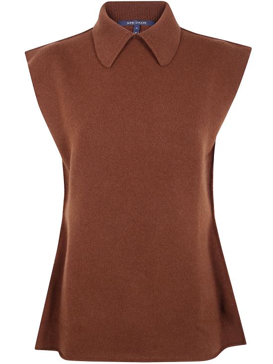 SOFIE DHOORE Women Vests MAY YCOM CHESTNUT