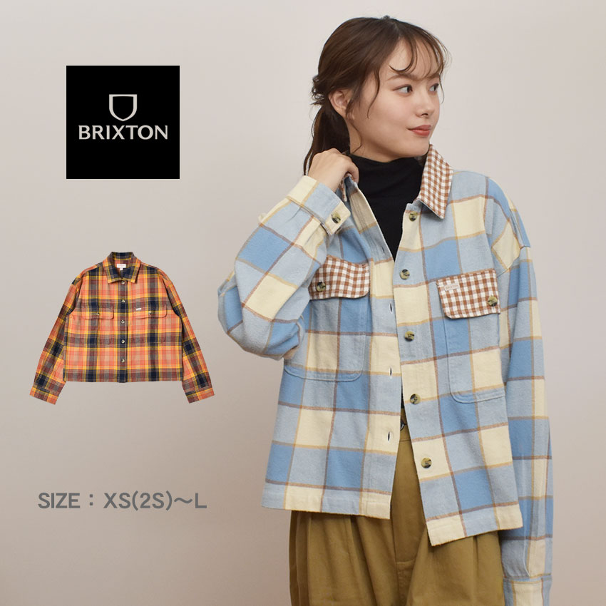 BOWERY W L/S FLANNEL 01209 レディース ウエア ネルシャツ 長袖シャツ 羽織 シンプル ブランド ストリート カジュアル チェック おしゃれ ネイビー 紺 オレンジ 8,732円